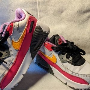 Gently used little girls Nike shoes